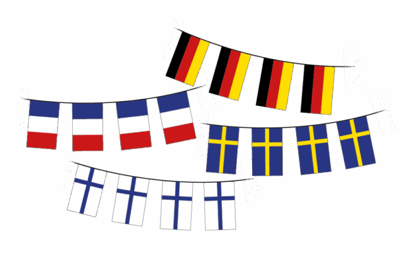 Guirlandes de drapeaux – Une décoration festive et écologique pour vos événements – Image 1