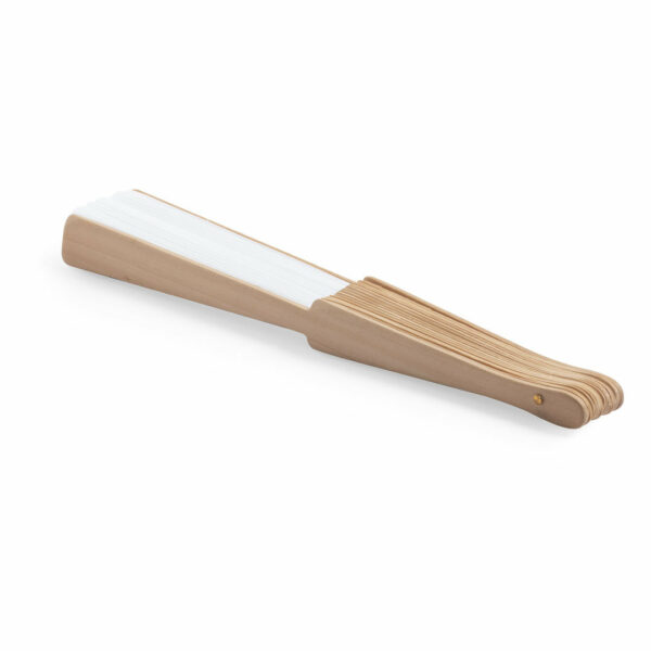 Éventail en Bois et Tissu RPET – Image 3