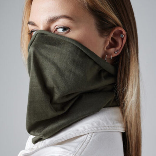 Tour de cou multiposition en coton biologique – Image 1