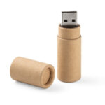 Clé USB Cylindrique avec Capuchon en Carton Recyclé personnalisée – Image 2