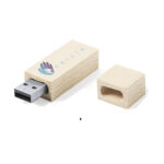 Clé USB avec Capuchon en Bambou personnalisée – Image 2