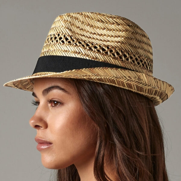 BF730.jpg Chapeau en Paille Naturelle – Image 1