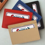 Porte-cartes en cuir régénéré