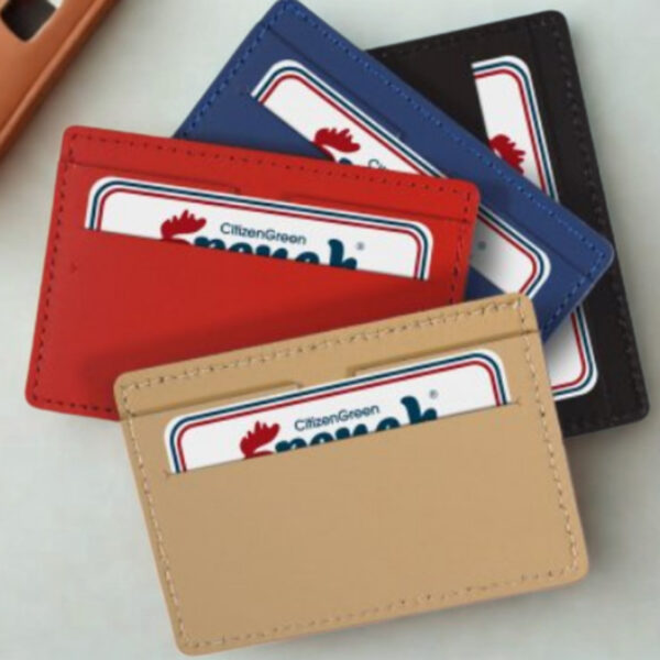 Porte-cartes en cuir régénéré – Image 1