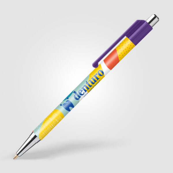 Stylo Astaire chrome avec trim coloré – Image 17