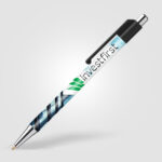 Stylo Astaire chrome avec trim coloré – Image 2