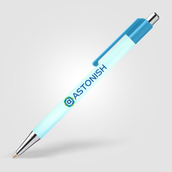 Stylo Astaire chrome avec trim coloré – Image 3