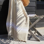 Fouta de plage coton/poly 180 g/m²