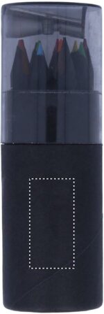 Set de 12 crayons de couleur noirs personnalisés – Image 3