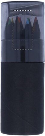 Set de 12 crayons de couleur noirs personnalisés – Image 4