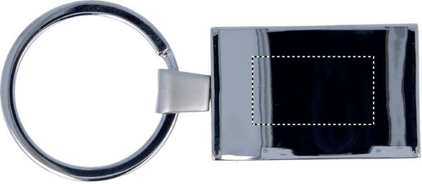 Porte-clés rectangulaire métal – Image 3
