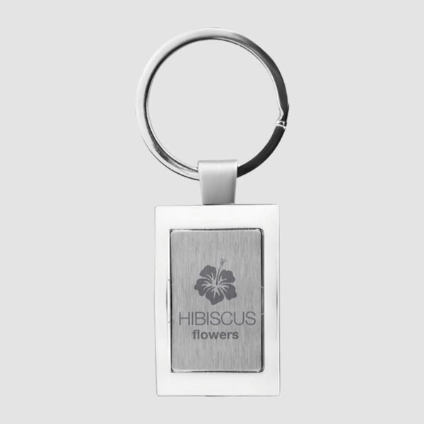 KC2126.jpg Porte-clés rectangulaire métal – Image 1