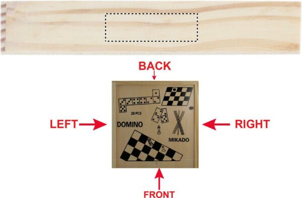 Coffret en bois 4 jeux – Image 4