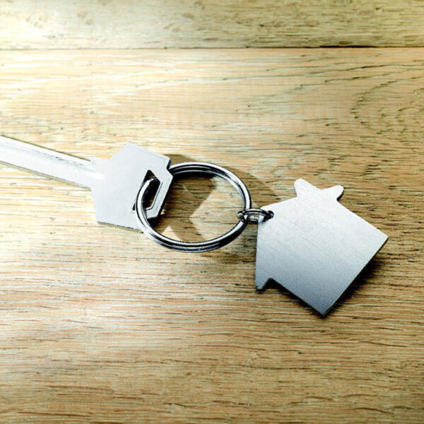 KC6589.jpg Porte clés métal maison – Image 1