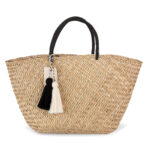 Panier shopping en paille Kimood – Image 2
