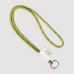 Lanyard bicolore – Élégance et personnalisation pour votre communication