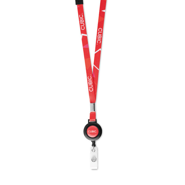 Lanyard avec enrouleur de badge – Image 2