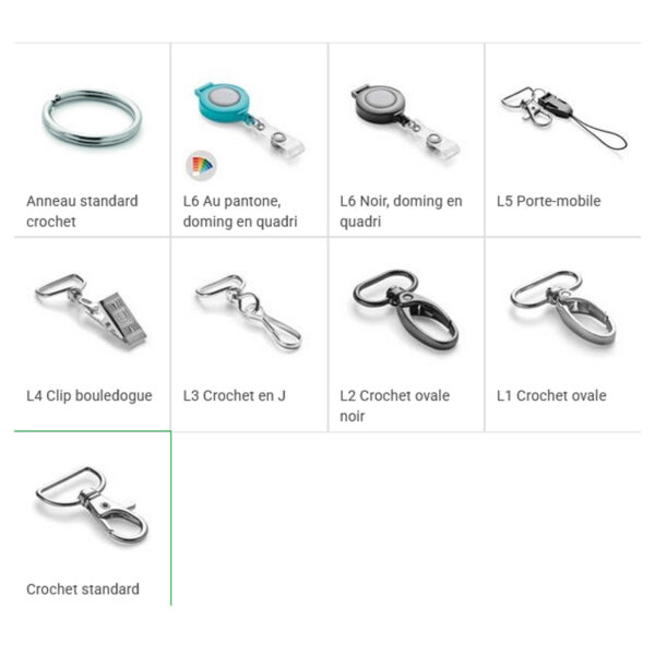 Lanyard tubulaire en polyester sublimé – Image 3