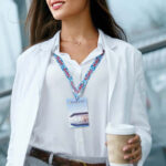 Lanyard porte-badge en polyester sublimé