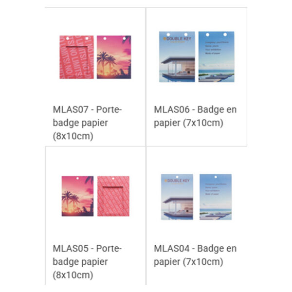 Lanyard porte-badge en rPET sublimé – Image 3