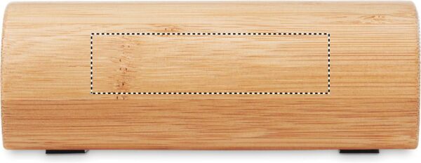 Haut-parleur stéréo sans fil 5.0 en bambou – Image 4