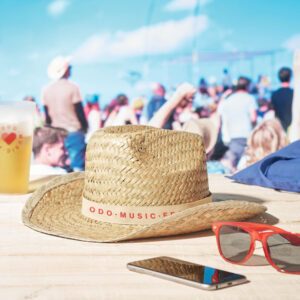 Chapeau Cow-Boy en Paille Naturelle