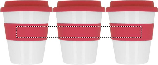 Gobelet simple paroi en polypropylène blanc brillant – Image 4