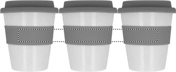 Gobelet simple paroi en polypropylène blanc brillant – Image 6