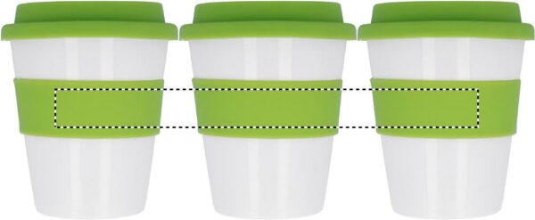 Gobelet simple paroi en polypropylène blanc brillant – Image 7