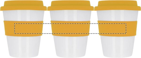 Gobelet simple paroi en polypropylène blanc brillant – Image 8