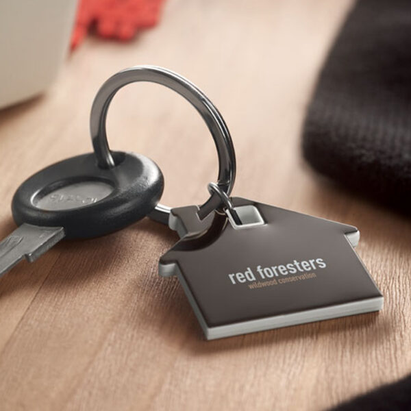 Porte-clés en forme de maison – Image 1