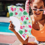 Éventail promotionnel personnalisé