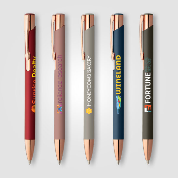 Stylo personnalisé Crosby Softy Rose Gold – Image 1