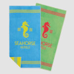 Serviettes en jacquard en fil teint – Design sur mesure