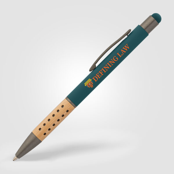 Stylo stylet personnalisé Bowie Bamboo Grip – Image 6