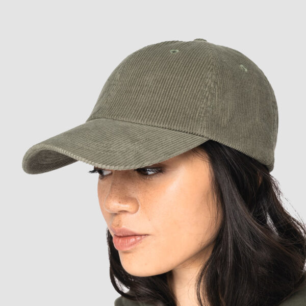 NS016-0.jpg Casquette écoresponsable en velours côtelé unisexe – Image 1