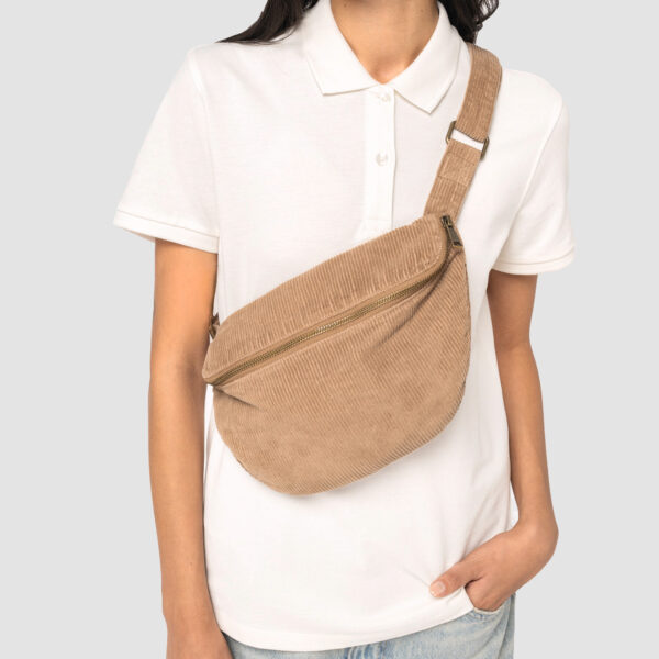 Sac banane écoresponsable - Velours côtelé délavé – Image 1