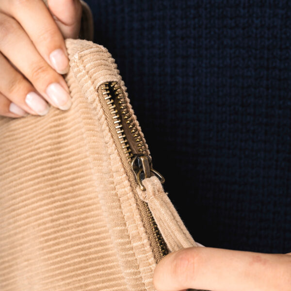 Pochette écoresponsable - Velours côtelé délavé – Image 2