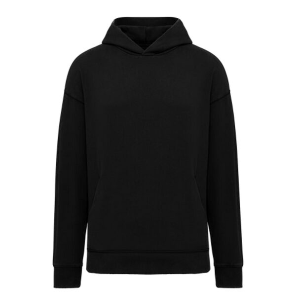 Sweat à capuche oversize unisexe – Coton bio délavé – Image 2