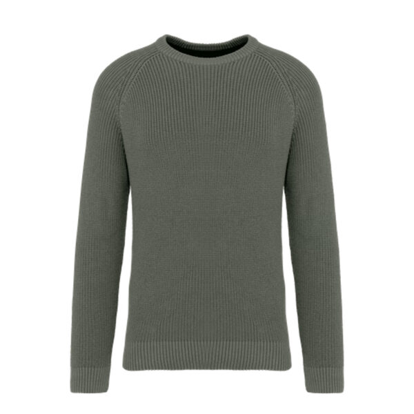 Pull écoresponsable à grosses mailles homme – Image 2