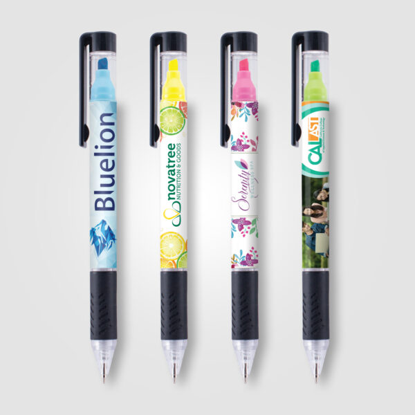 PDX.jpg Stylo Bille Bergman 2 en 1 avec Surligneur – Image 1