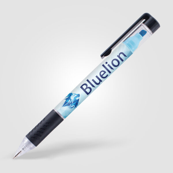 Stylo Bille Bergman 2 en 1 avec Surligneur – Image 3