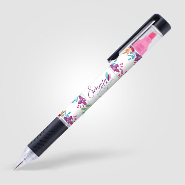 Stylo Bille Bergman 2 en 1 avec Surligneur – Image 5