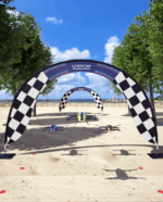 Arche d’Entrée Publicitaire Personnalisée – Image 2