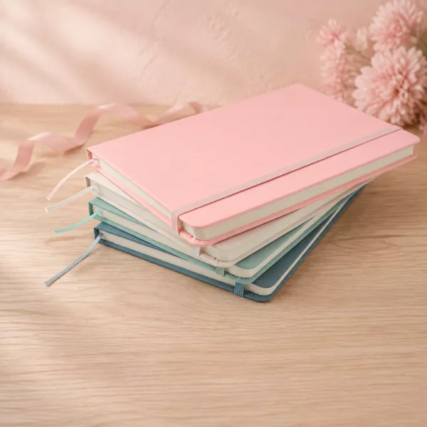 Carnet A5 avec Couverture Rigide en PU personnalisé – Image 1