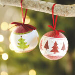 Boule de Noël perlée