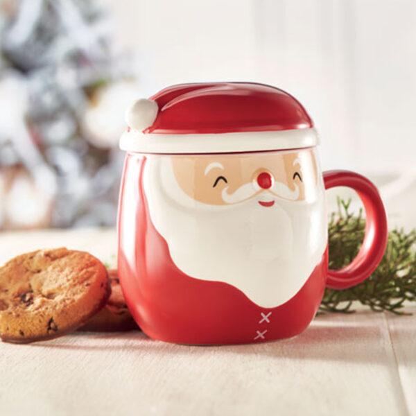 Mug Père Noël avec couvercle – Image 1