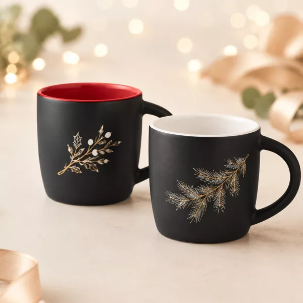 f045ae1e-dcef-4e31-87dc-d70e22c0041c Tasse Zanzibar en céramique noire matte personnalisée - 355 ml – Image 1