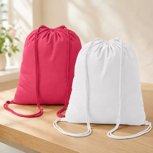 Sac à dos en coton personnalisé - 100 g/m² - 37 x 41 cm – Image 1