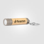 Porte-clés Lampe Torche LED en Bambou – Image 5